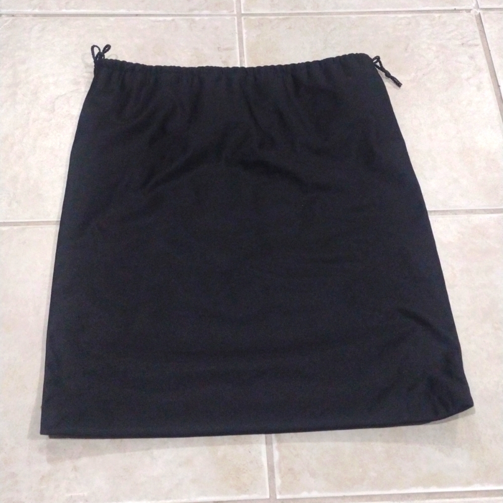 Black Drawstring Protection Storage Dust Bag Sized 18 x 13.5 inches - Women
